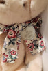 Vintage Victoria's Secret Gund Plush Teddy Bear Pink Floral Bow 1992