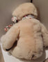 Vintage Victoria's Secret Gund Plush Teddy Bear Pink Floral Bow 1992