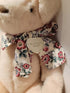 Vintage Victoria's Secret Gund Plush Teddy Bear Pink Floral Bow 1992