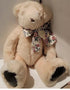 Vintage Victoria's Secret Gund Plush Teddy Bear Pink Floral Bow 1992