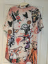 Halloween Horror Themed Inspired Tattoo Art Men's Shirt Size 1XL
