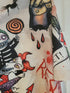 Halloween Horror Themed Inspired Tattoo Art Men's Shirt Size 1XL