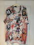 Halloween Horror Themed Inspired Tattoo Art Men's Shirt Size 1XL