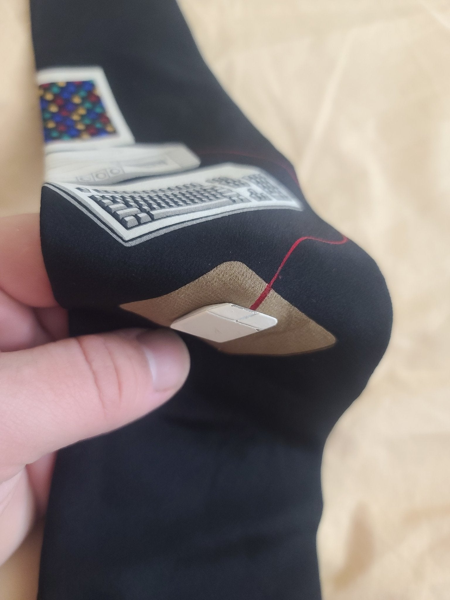 Old-school 90's computer PC neck tie