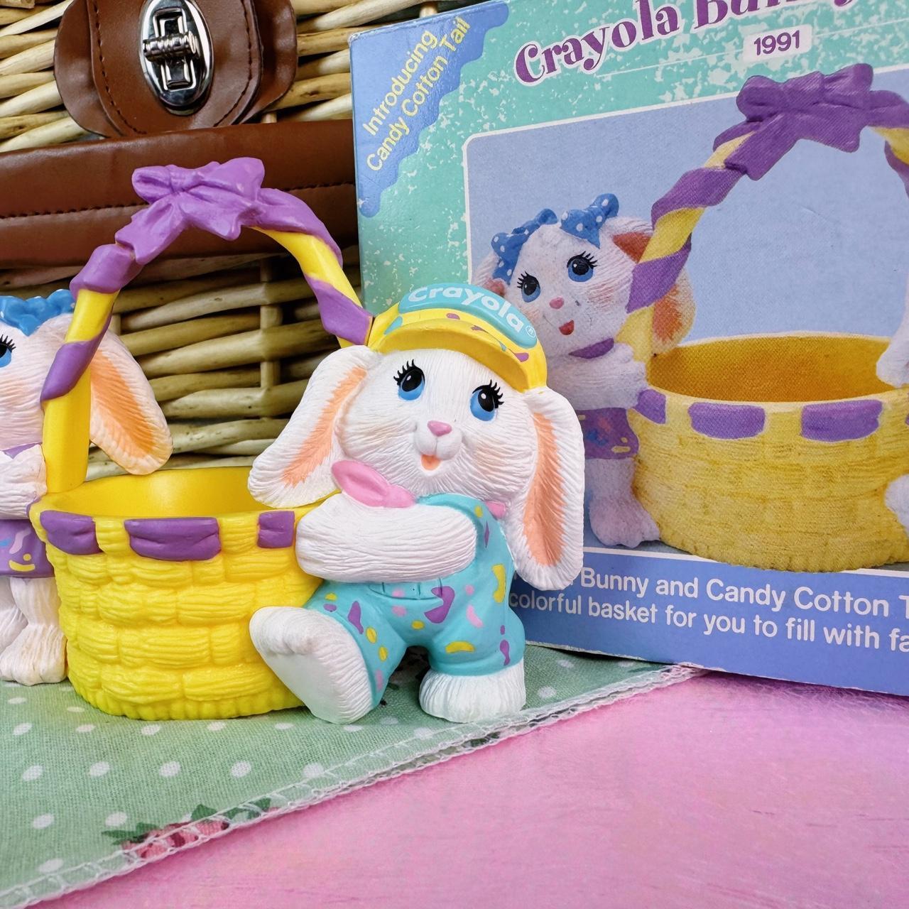 Crayola Bunny Trinket Dish with Original Box – 1991