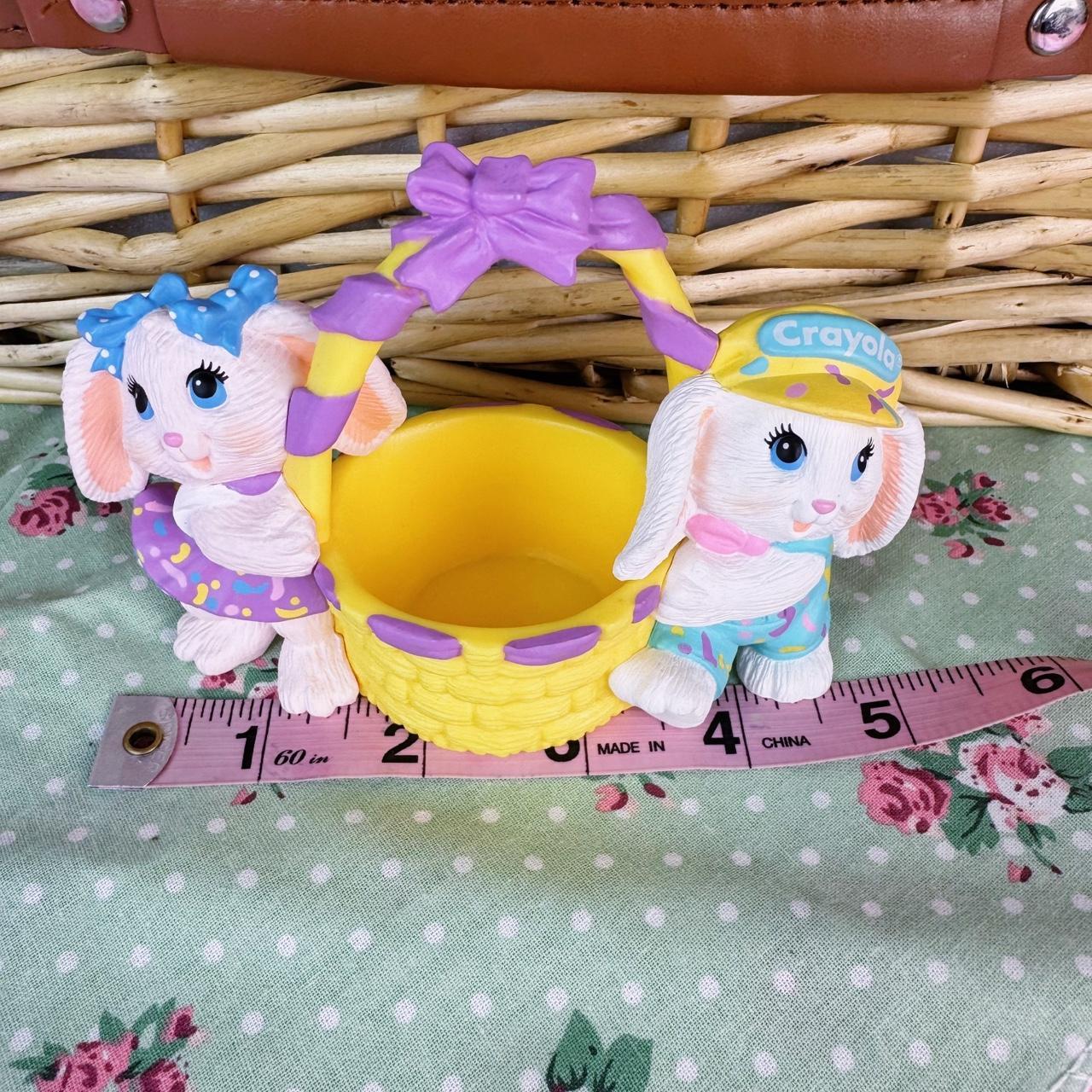 Crayola Bunny Trinket Dish with Original Box – 1991