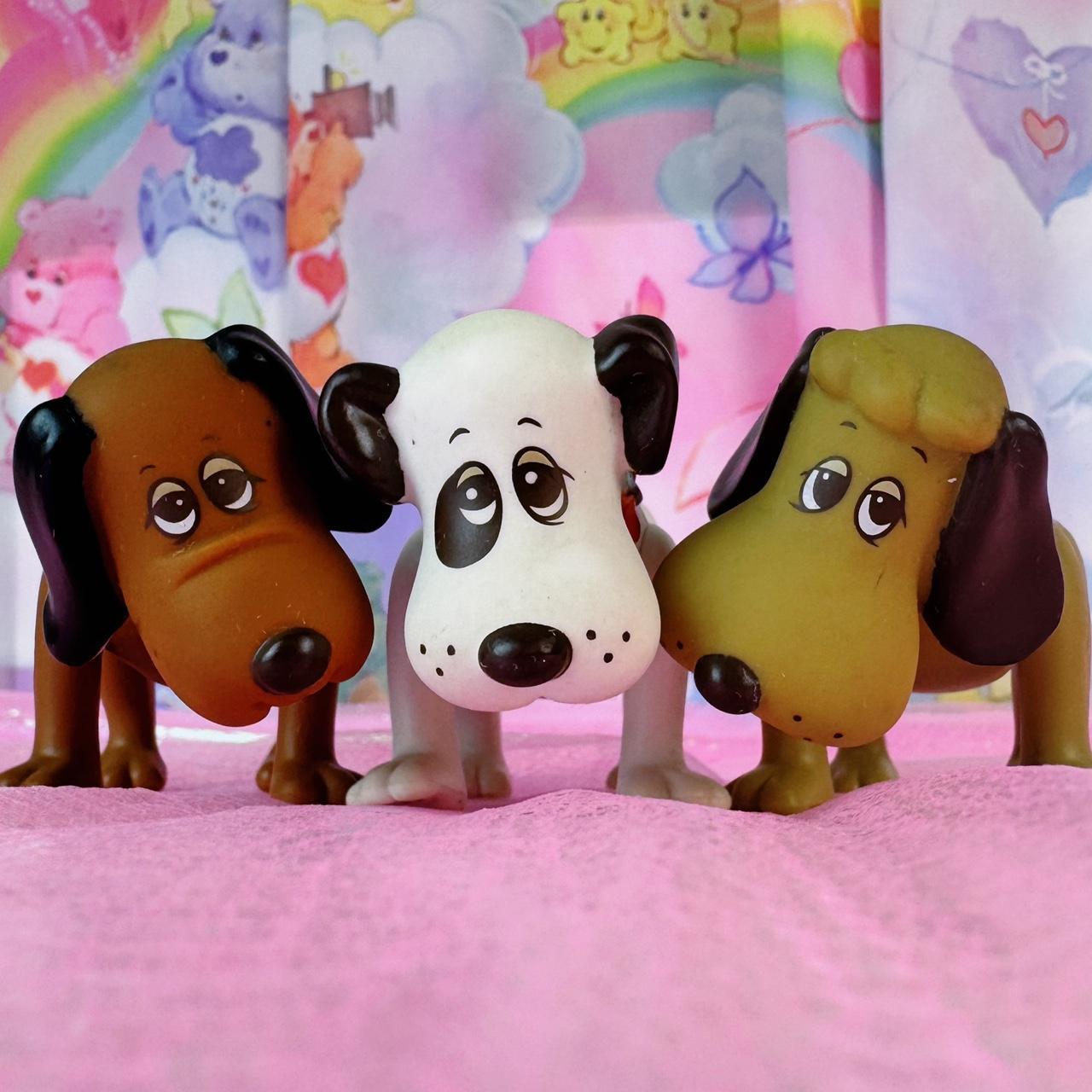 Tonka Pound Puppies Figures – Set of 3 - 1986