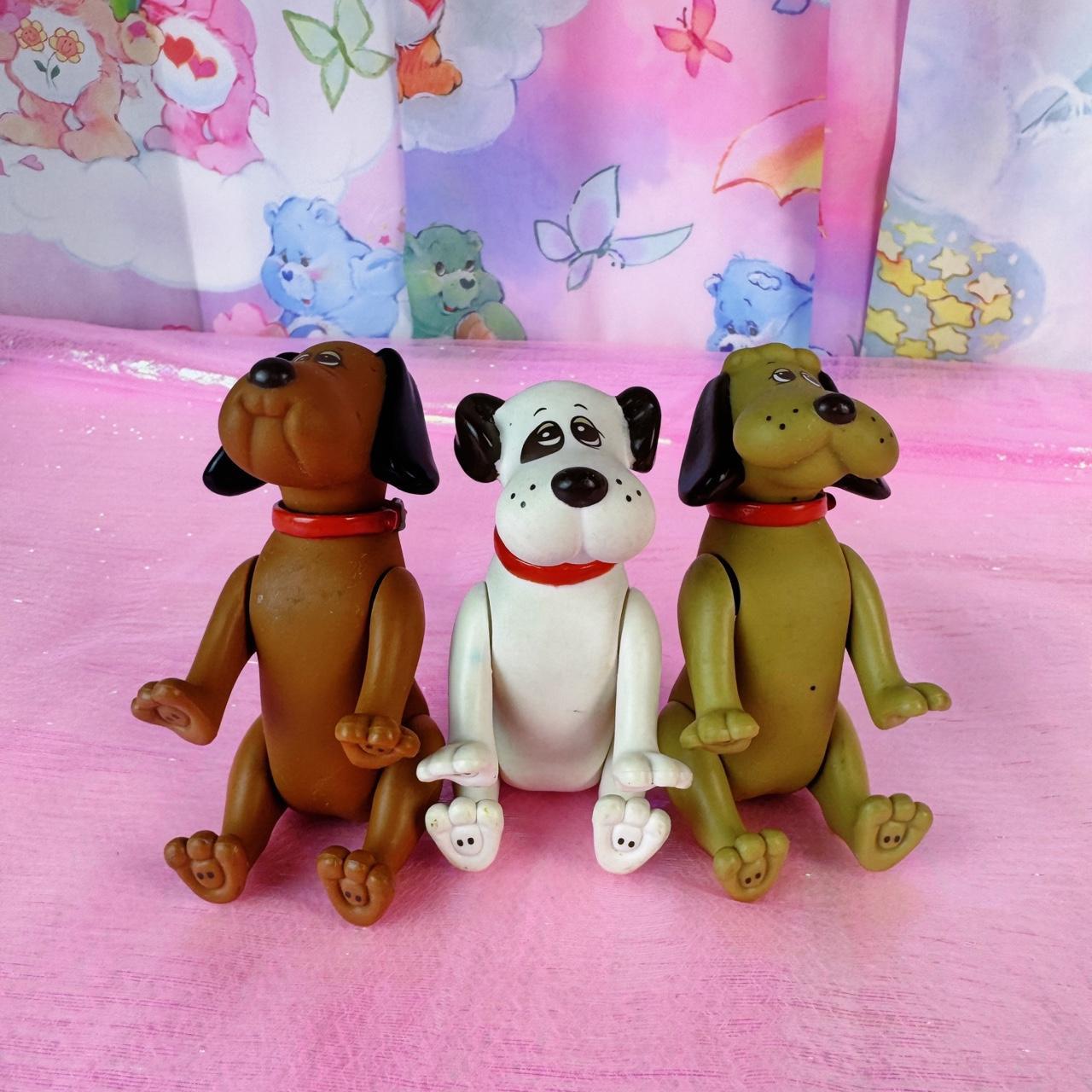 Tonka Pound Puppies Figures – Set of 3 - 1986