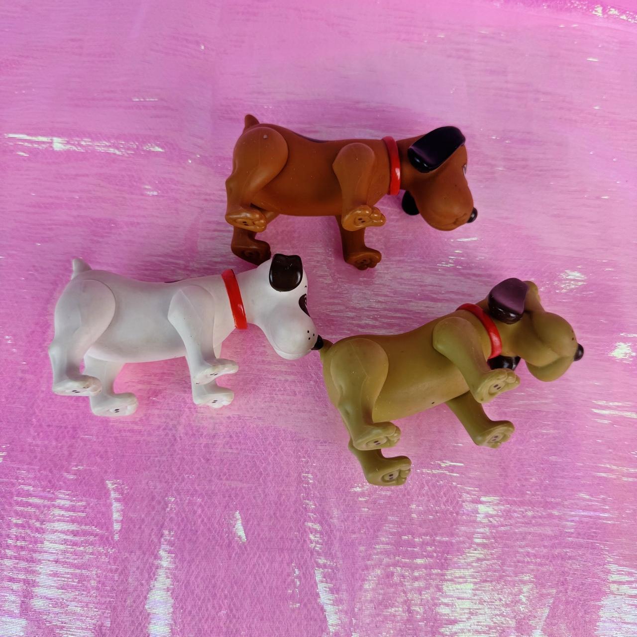 Tonka Pound Puppies Figures – Set of 3 - 1986
