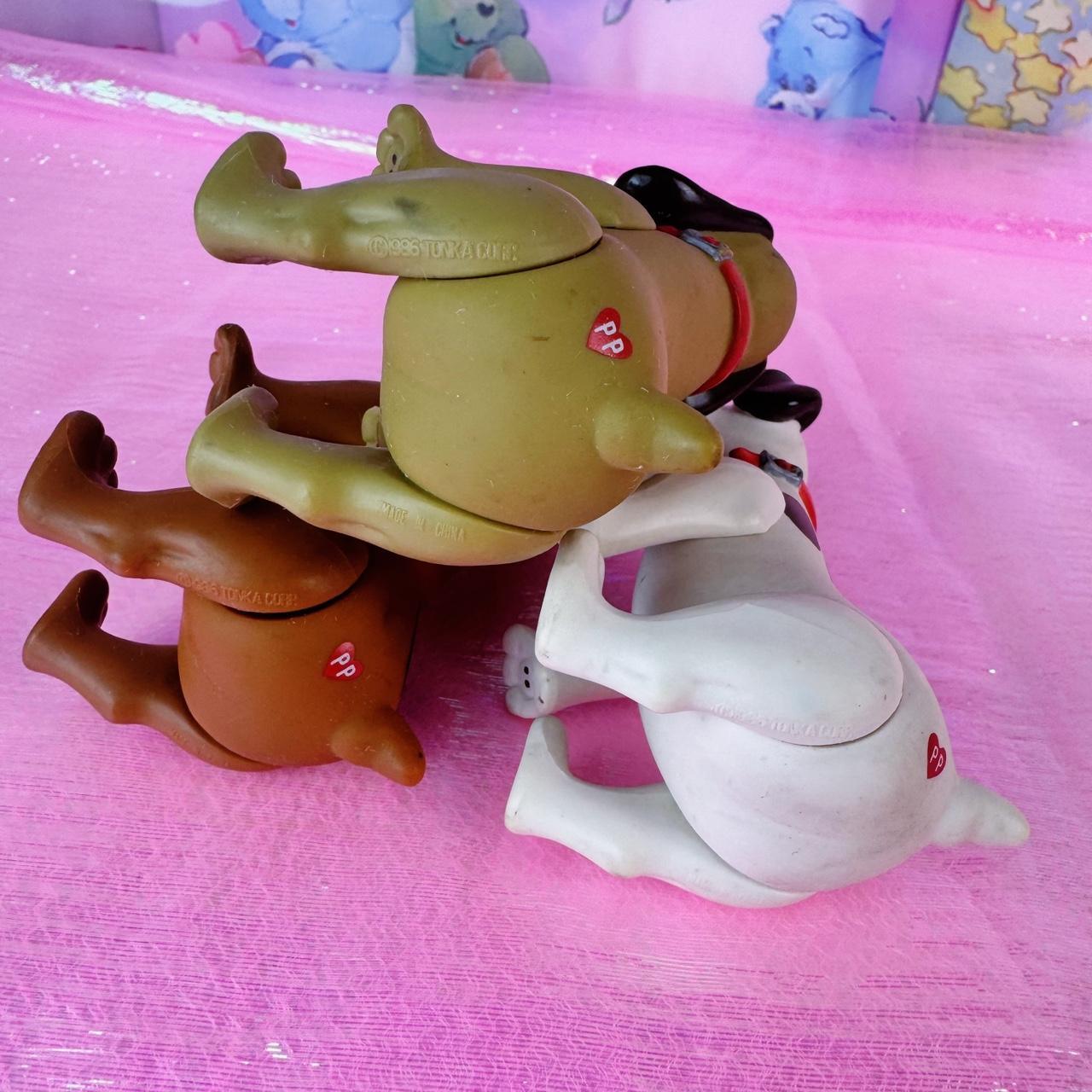 Tonka Pound Puppies Figures – Set of 3 - 1986