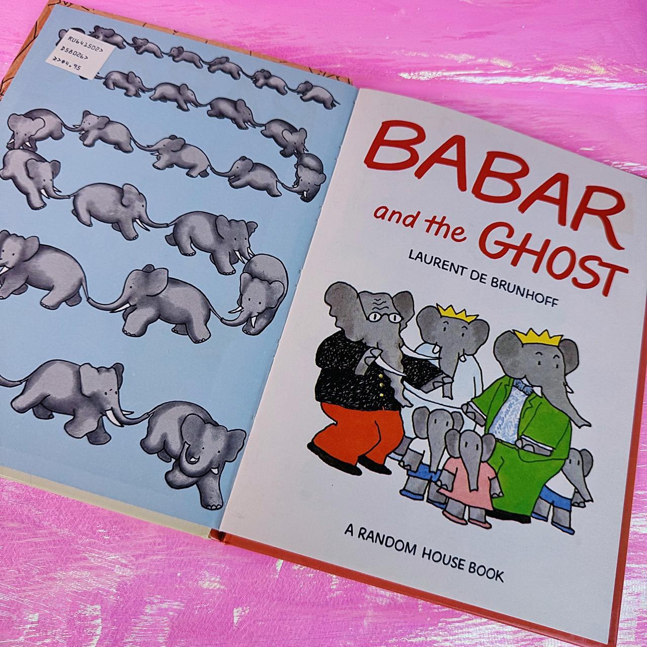 Babar and the Ghost Hardcover Book - 1981 Laurent de Brunhoff