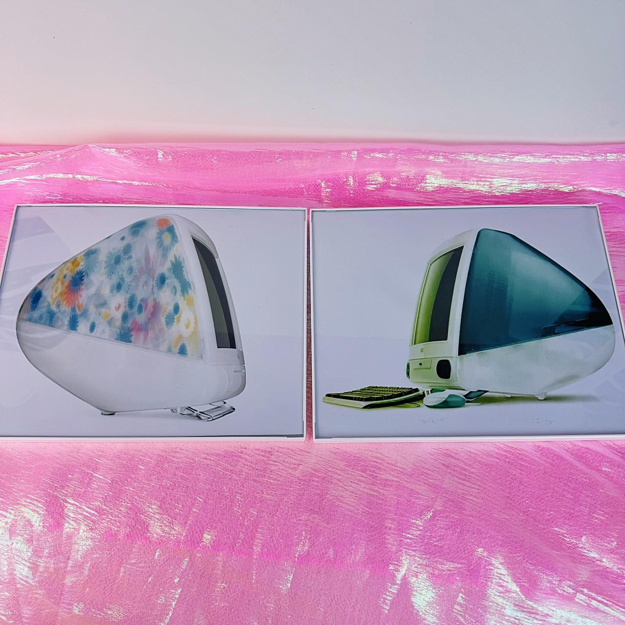 Framed Set of iMac Prints – Vintage-style 8x10” Wall Art