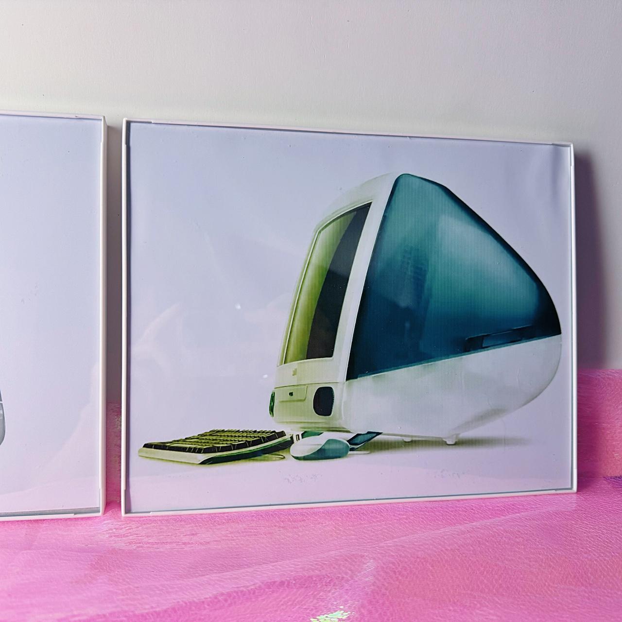 Framed Set of iMac Prints – Vintage-style 8x10” Wall Art