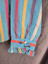 Vintage woman's blouse size 10 multi color