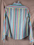 Vintage woman's blouse size 10 multi color