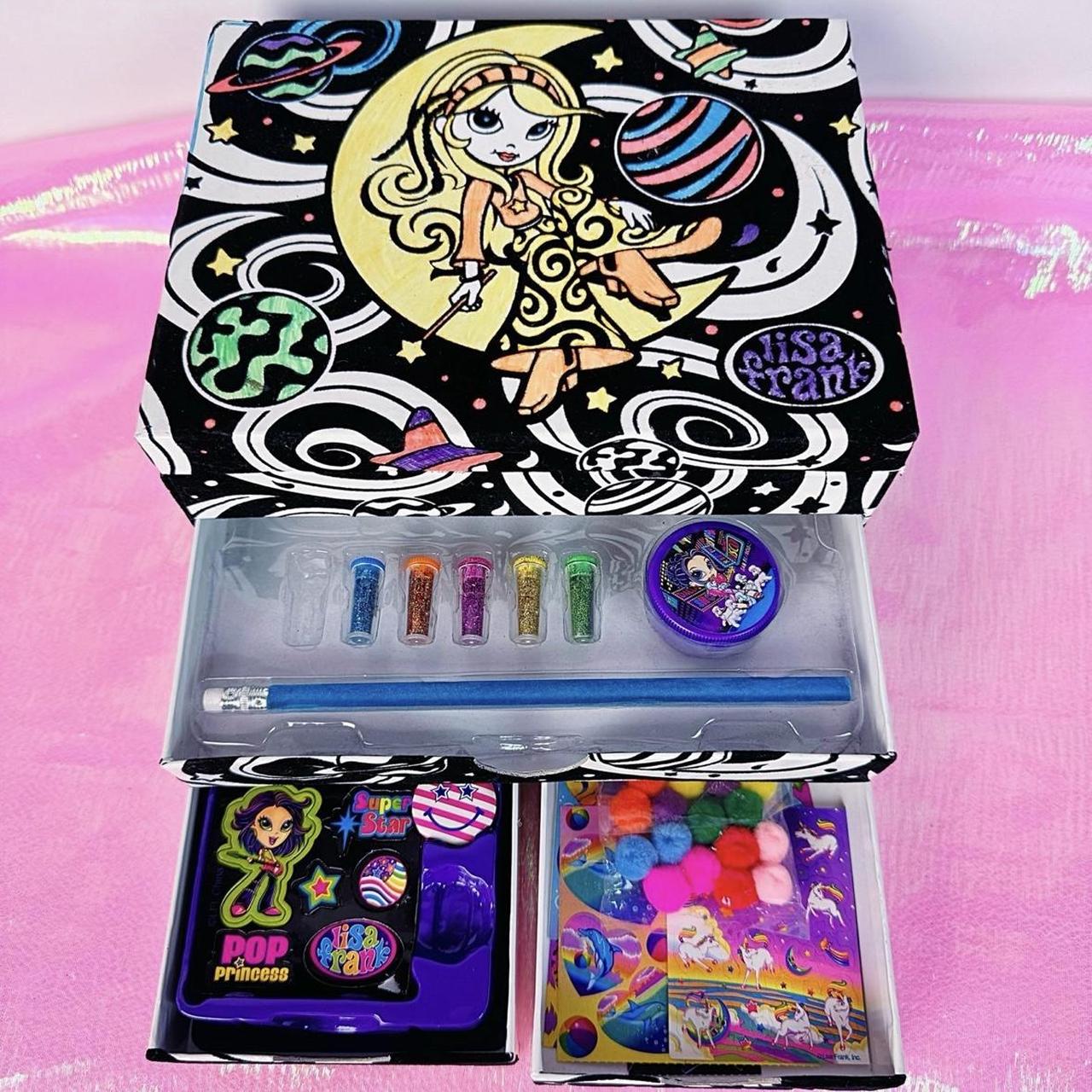 Lisa Frank Collector Mega Lot – Jewelry Box, Stickers, Stationery bundle