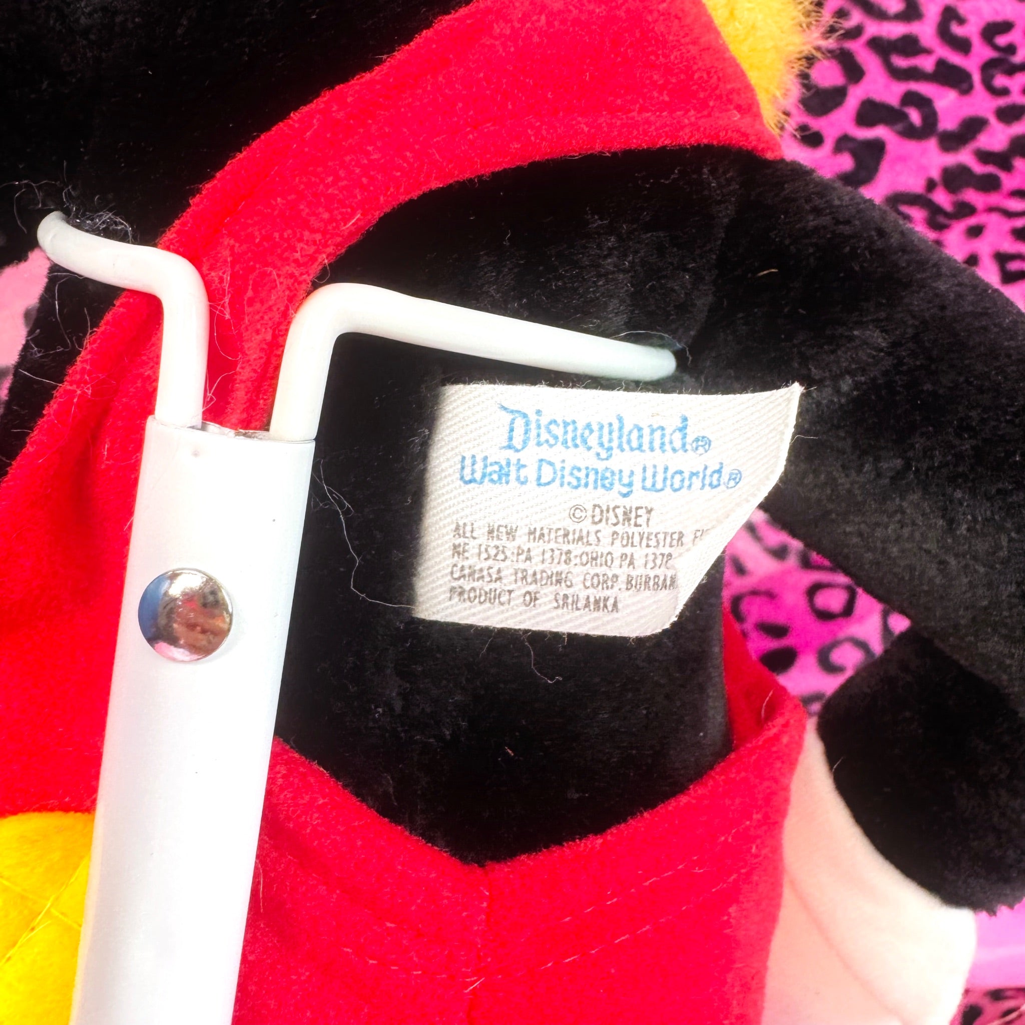 Vintage 90s Disneyland Big Bad Wolf Plush - 22” Disney Toy