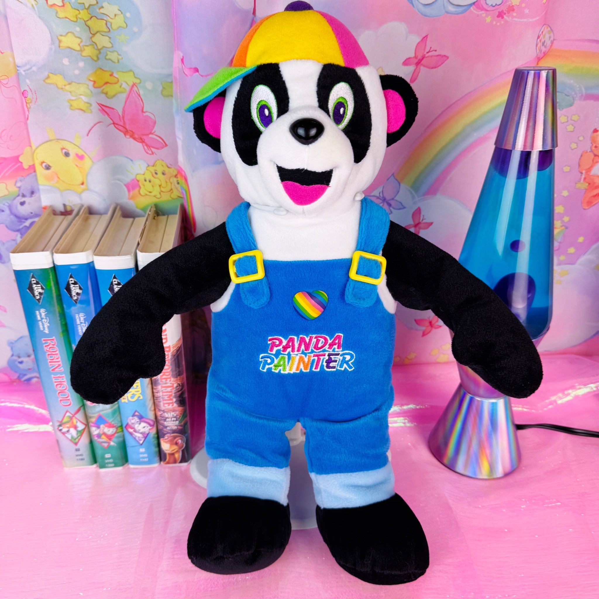 Lisa Frank Panda Painter Plush – 18” Jumbo Beans