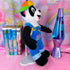 Lisa Frank Panda Painter Plush – 18” Jumbo Beans