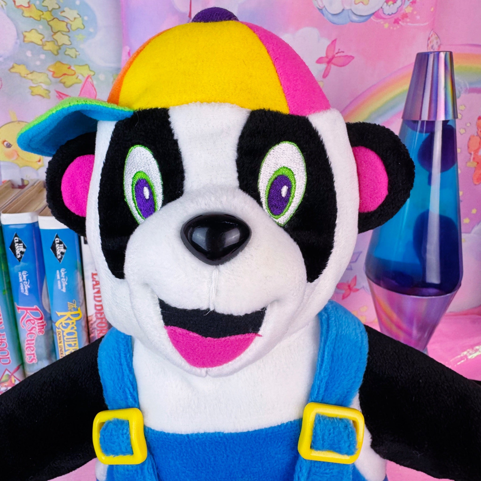 Lisa Frank Panda Painter Plush – 18” Jumbo Beans