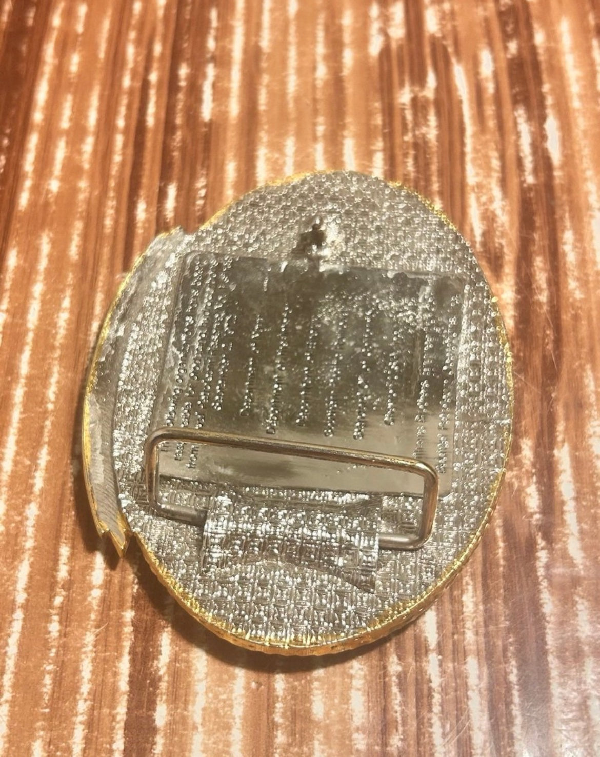 Vintage Metal  80th Anniversary Naval Petroleum Reserve No. 1 Buckle 1912-1992