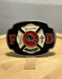 Style Enamel Fire Hero Firefighter FD Belt Buckle Vintage