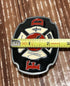 Style Enamel Fire Hero Firefighter FD Belt Buckle Vintage