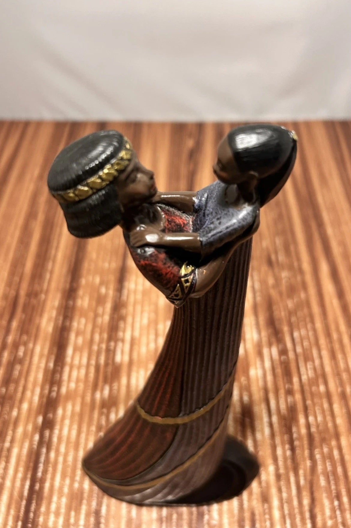 Enesco 1993 Mahogany Princess parastone Figurine Mother and Daughter Vintage