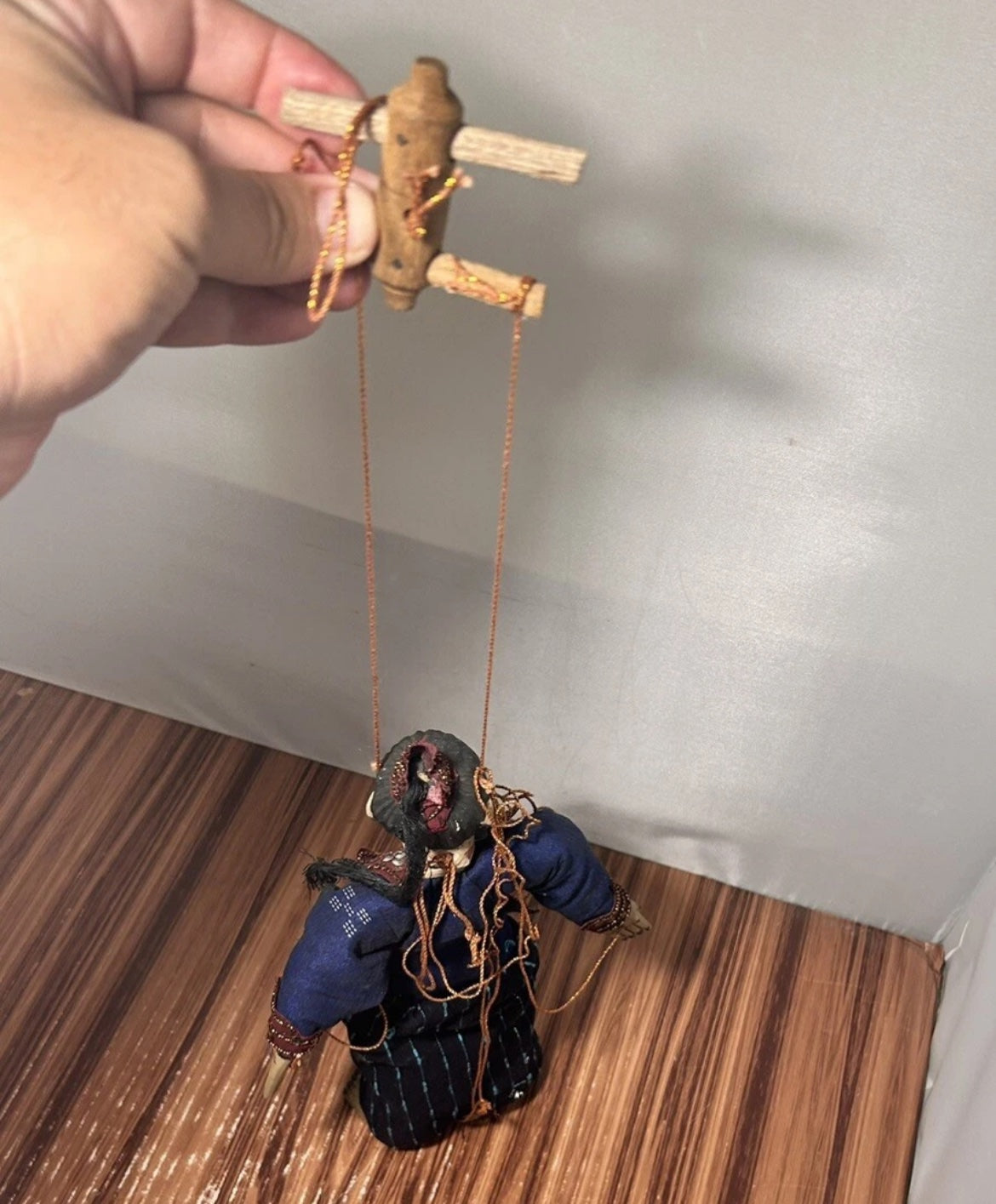 Vintage Nat Marionette 10” Inches South East Asia
