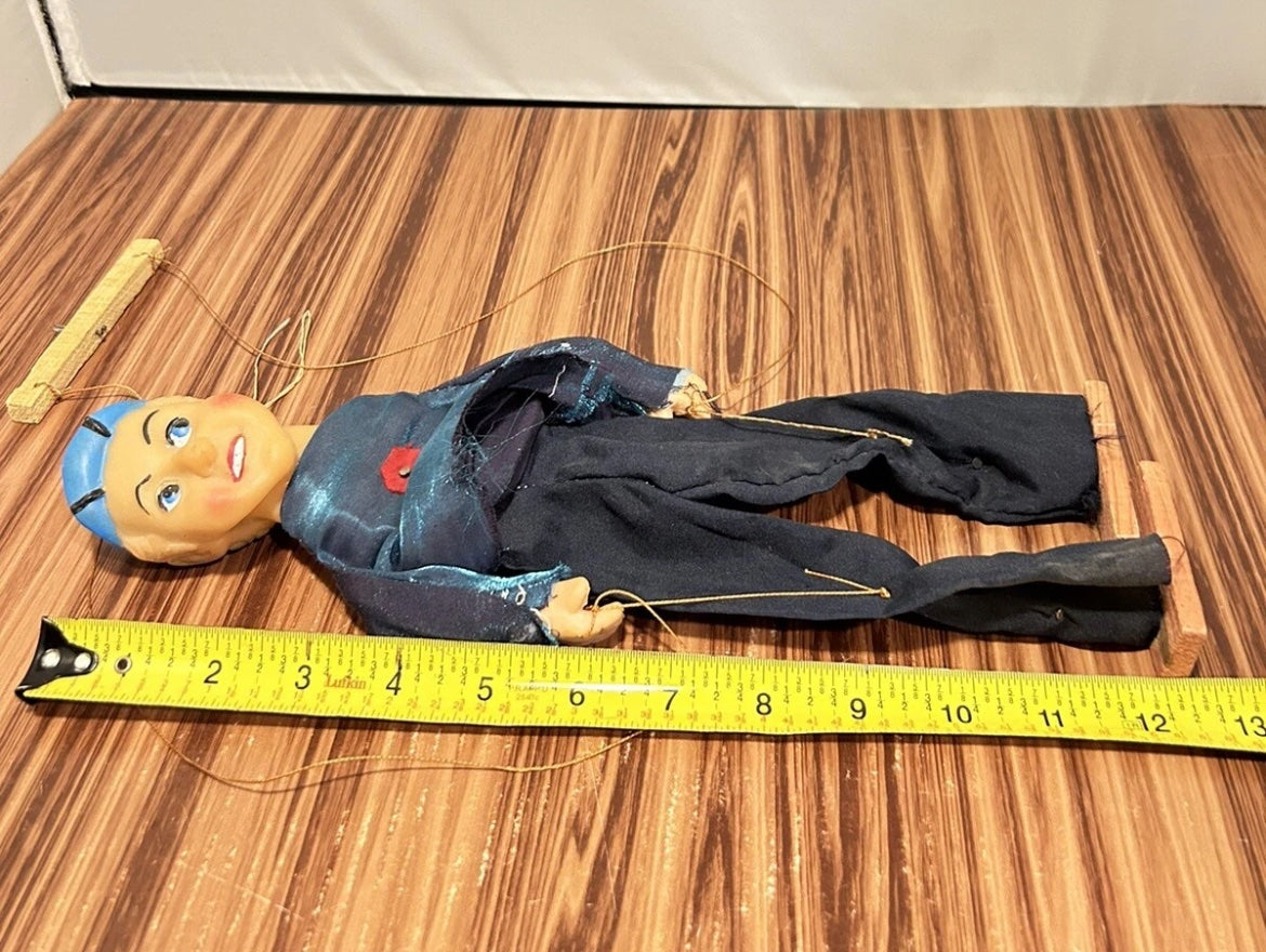 KIKO El Chavo Del Ocho Marionette Puppet 12” Tall Vintage