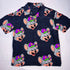Chuck E. Cheese Button Up Shirt – Cartoon Print Adult Unisex Small