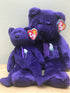 Princess Diana Beanie Baby Pair – TY Original Bears (Regular + Jumbo)