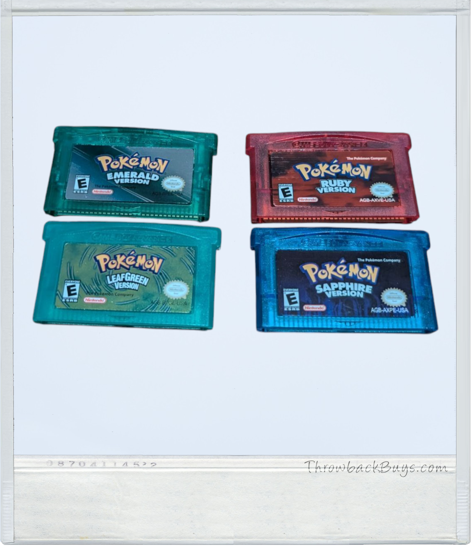 2001 - Original Gameboy Advance AGB-001 w/ one free game - (MODIFIED) IPS screen and green Zelda Minish Cap shell