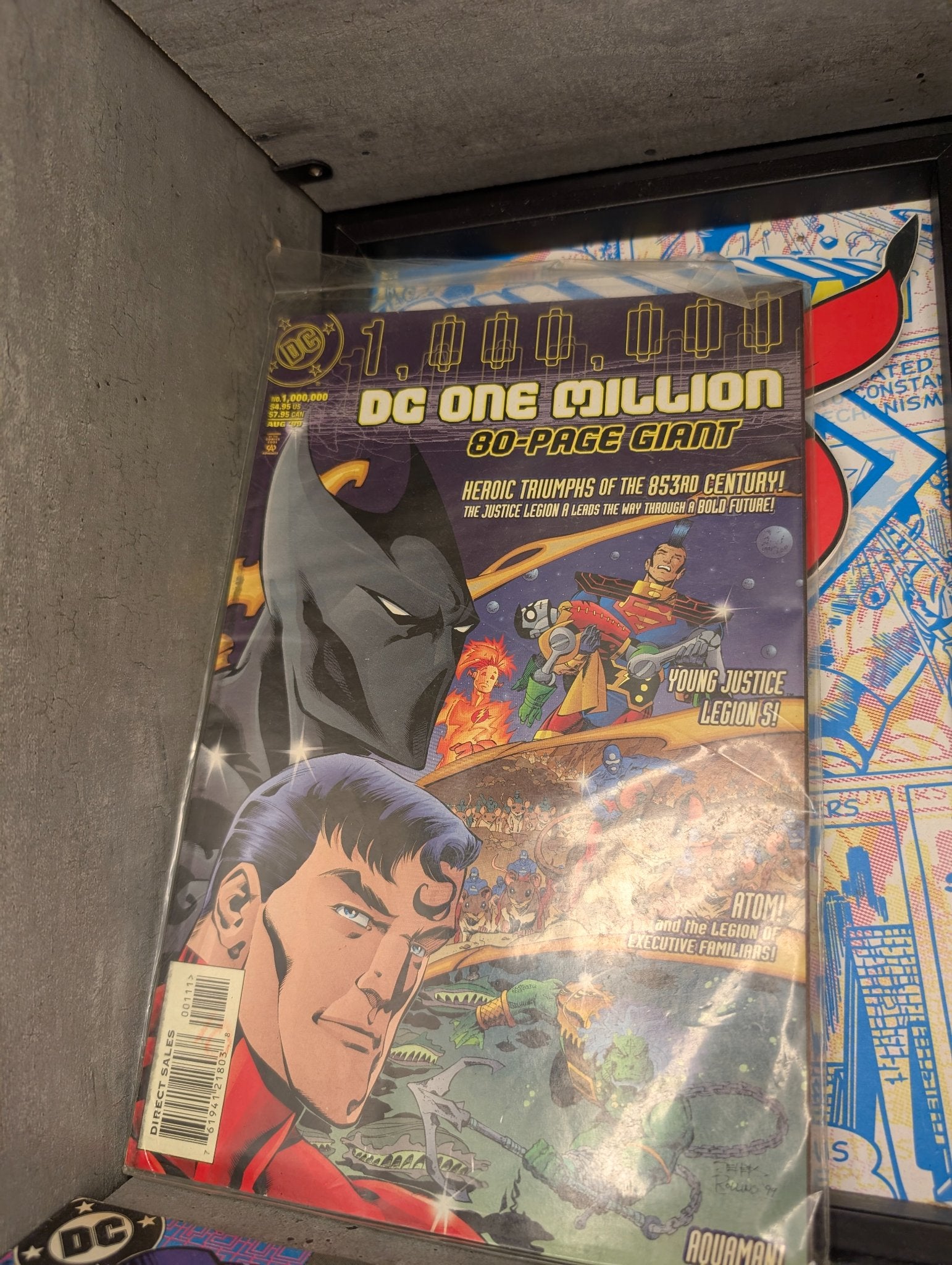 (DC 2007 and 1999) All-Star Superman #7 AND the epic DC One Million 80-Page Giant!