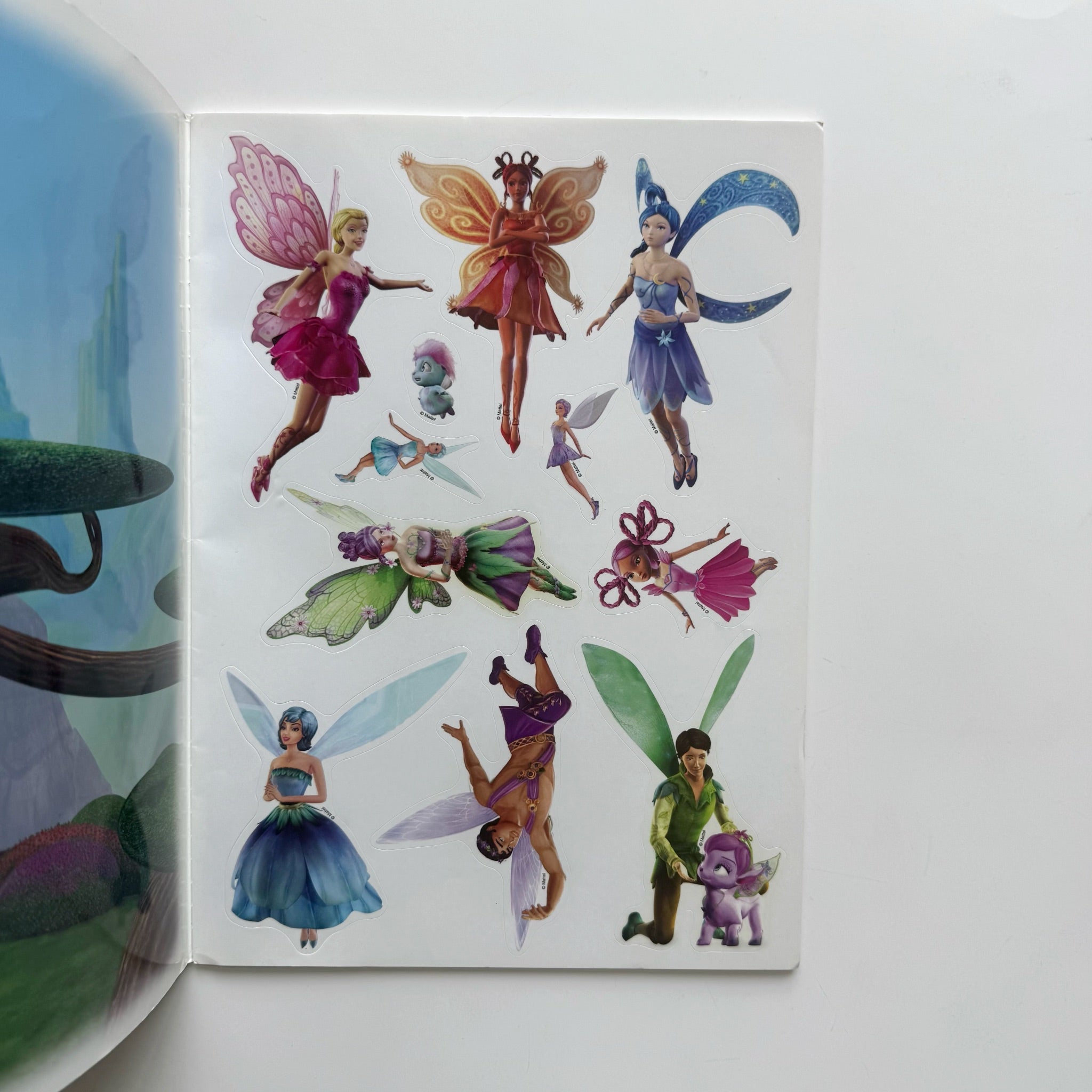Barbie Fairytopia Magic of the Rainbow Sticker Storybook 2006
