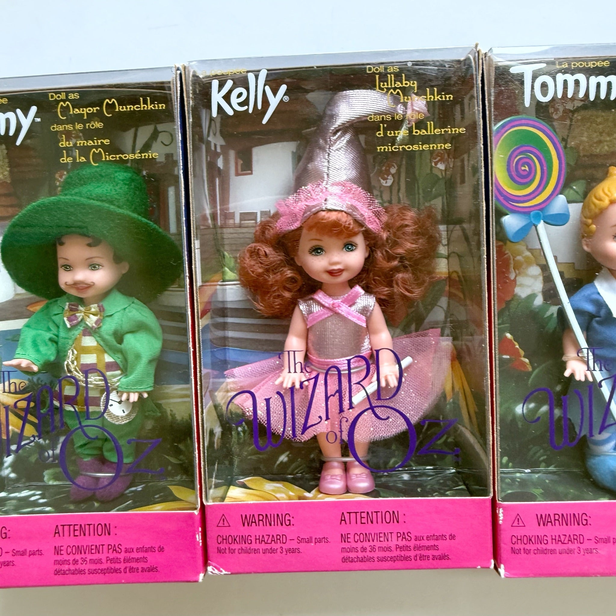 Barbie Kelly Dolls Wizard of OZ Munchkins 2000