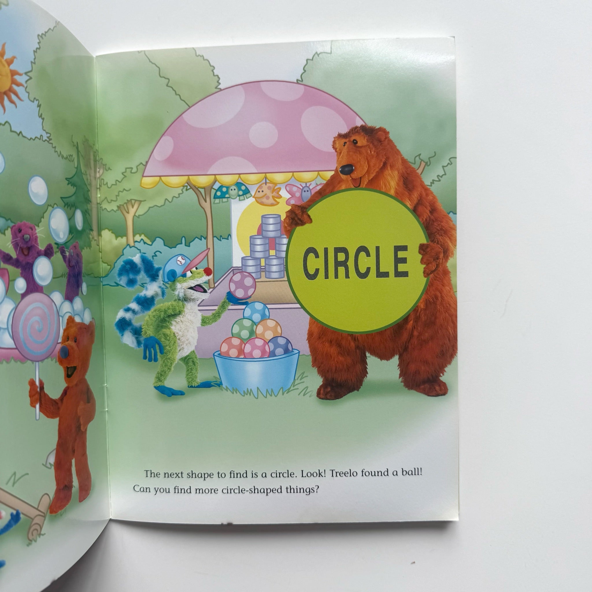 Bear in the Big Blue House Bear's Super Shape Search Sticker Book 2001
