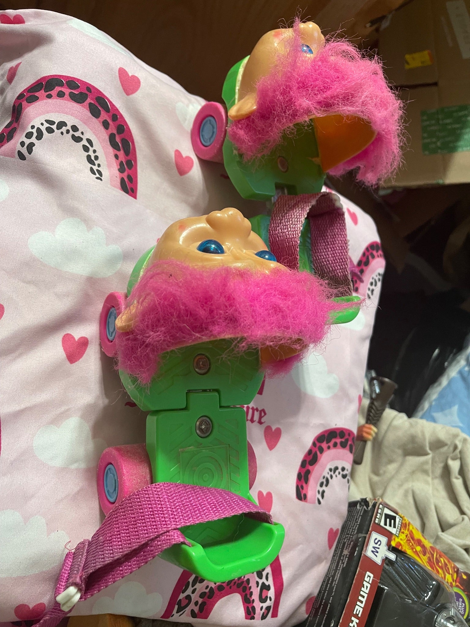 80s/90s - Trollerskate Trolls Snap On Kids Skates