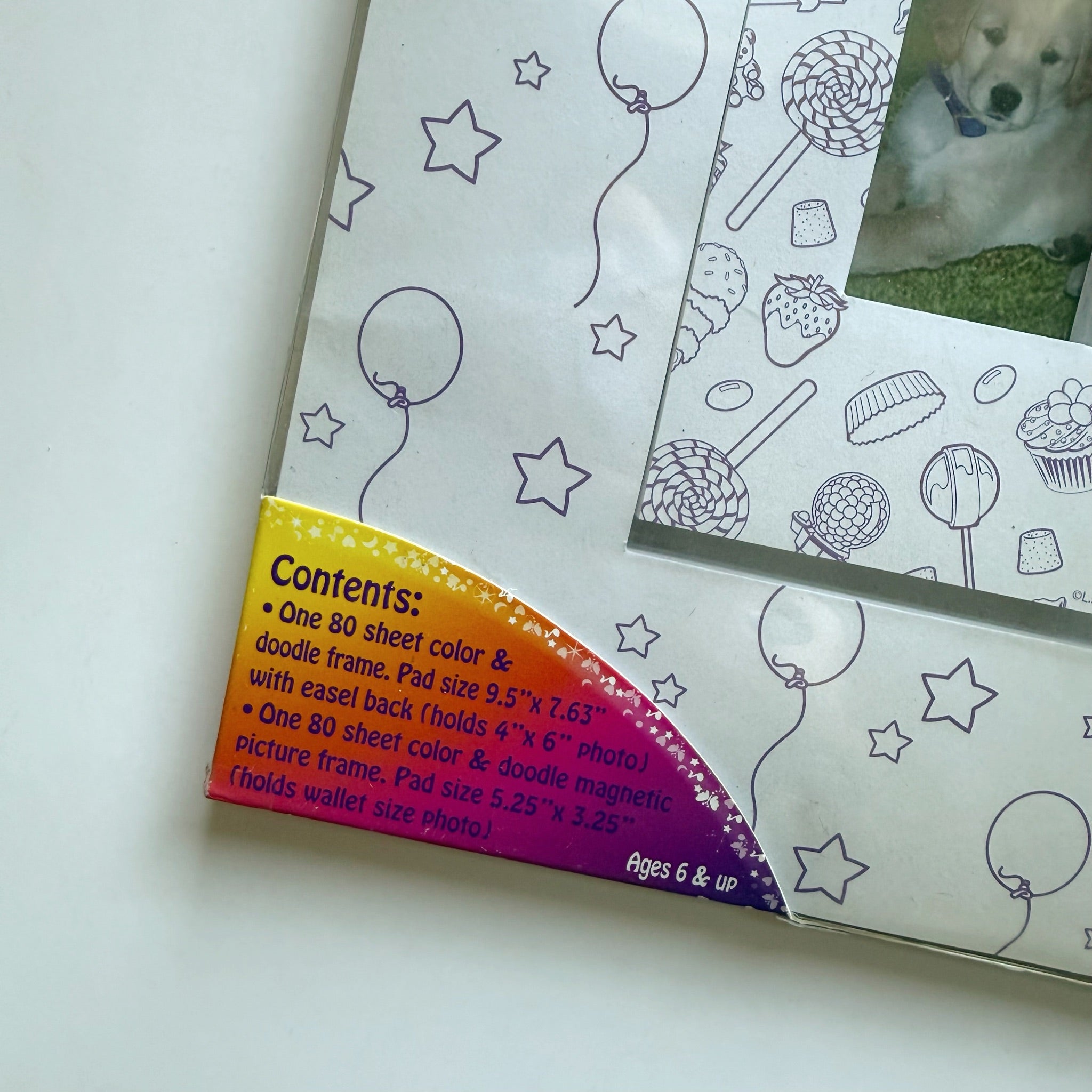 Lisa Frank Colour and Doodle Picture Frame Kit