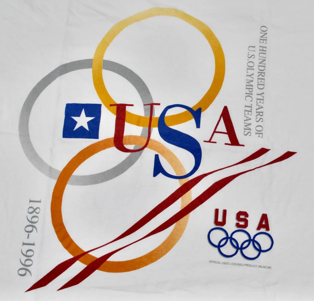 Vintage Atlanta Olympics 1996 Shirt Size X-Large