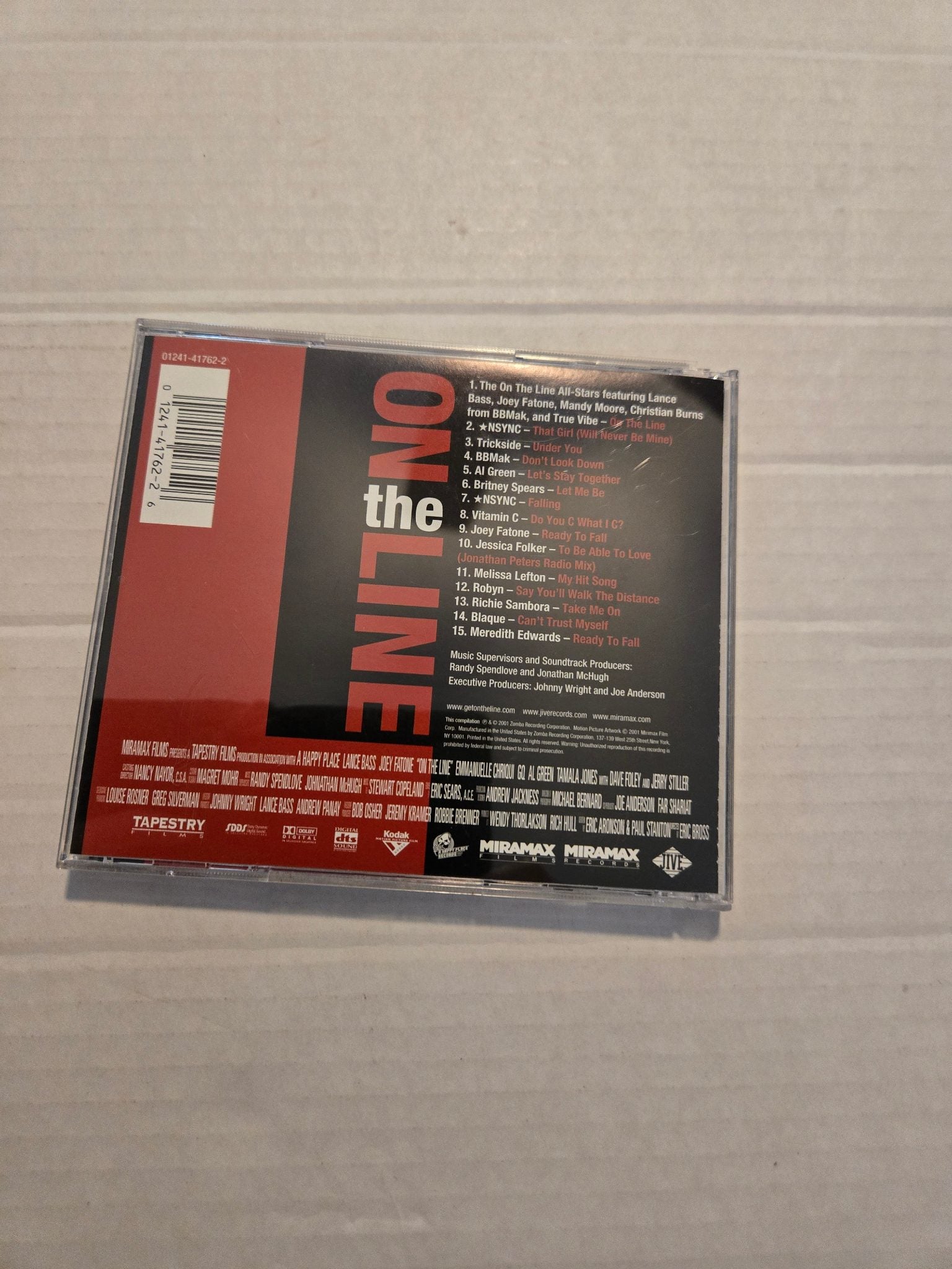 On The Line Movie Soundtrack CD