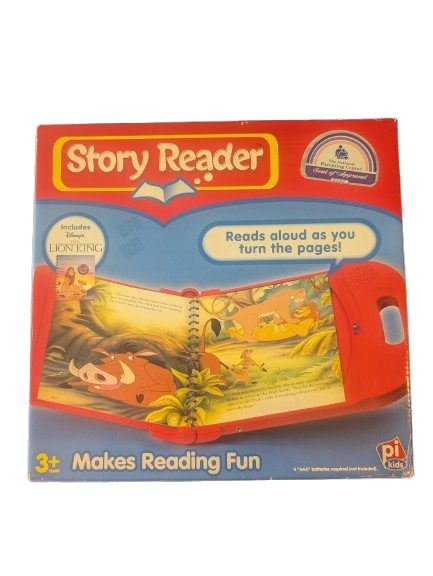 Story Reader w/ Lion King Book and original packaging - Tested/Working - (2003)
