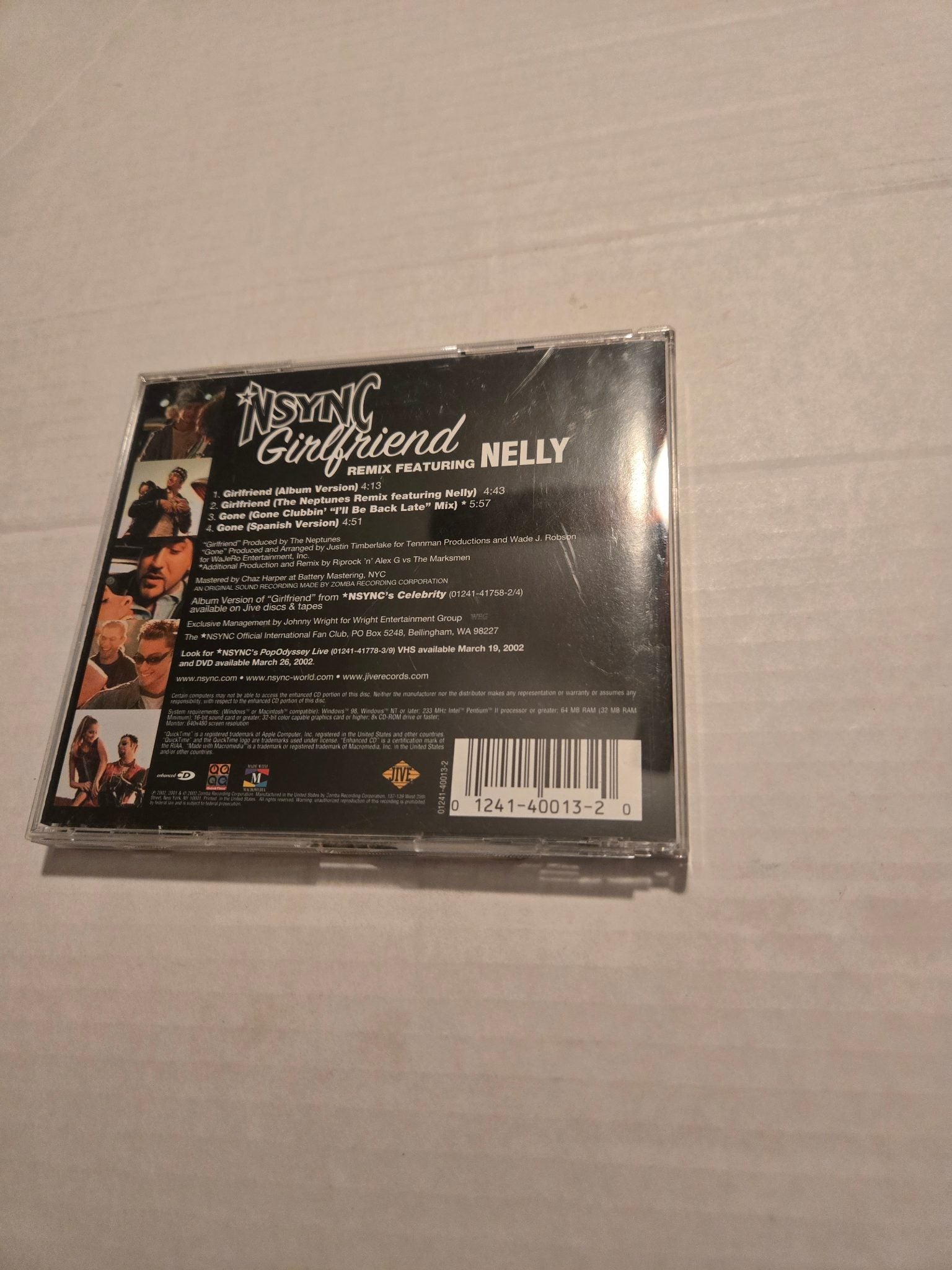 NSYNC Girlfriend Remix Featuring Nelly CD