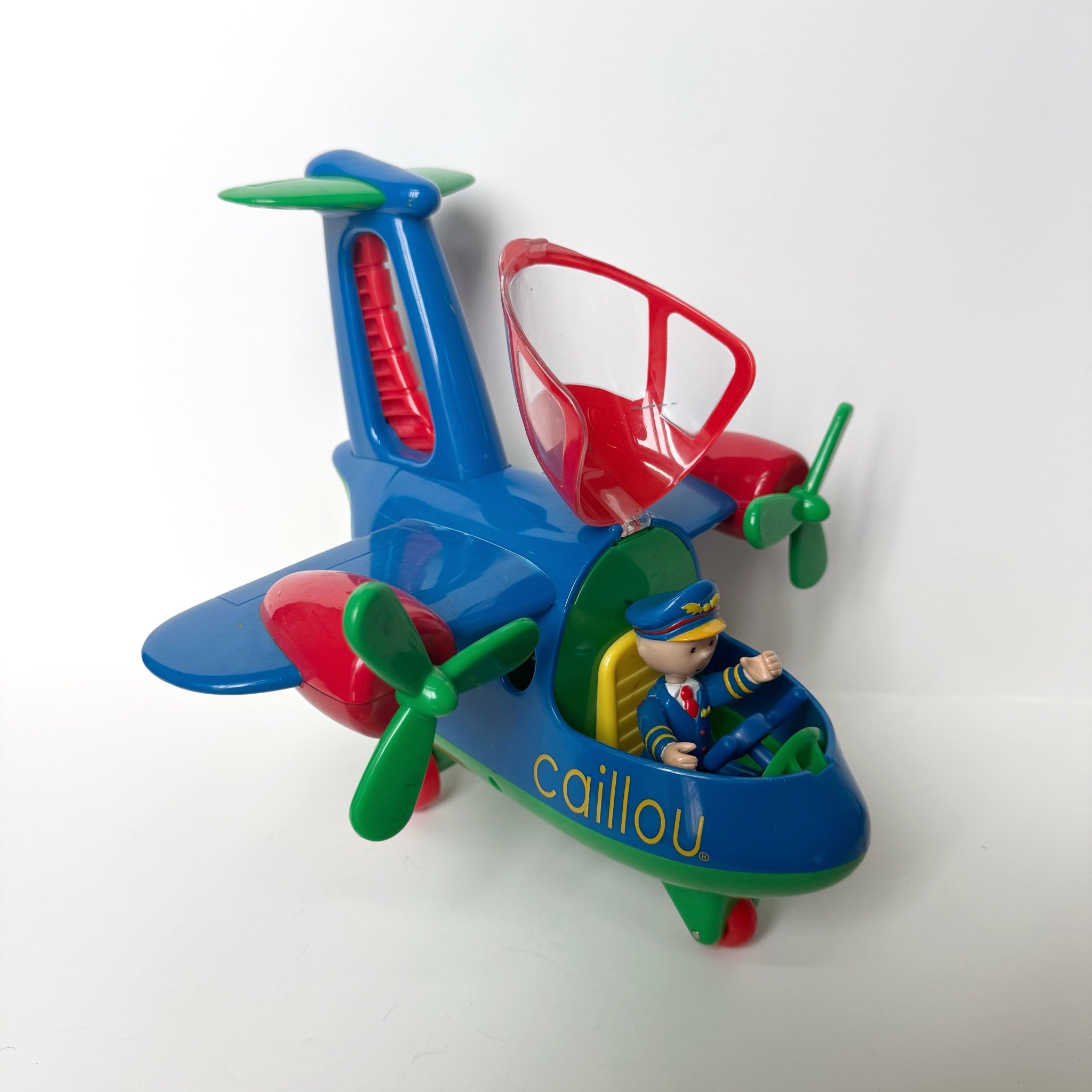 Caillou Airplane with Rotating Propellers 2003