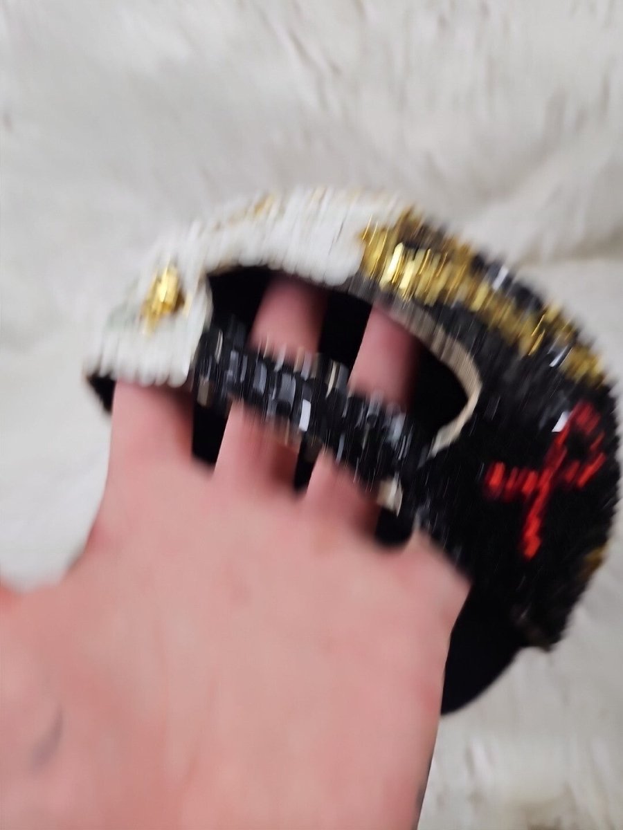 80/90s - Funky Sun/Moon Sequin Sparkle Hat, Unisex - Hats - ThrowbackBuys - The Thrifty Gypsyy Shop