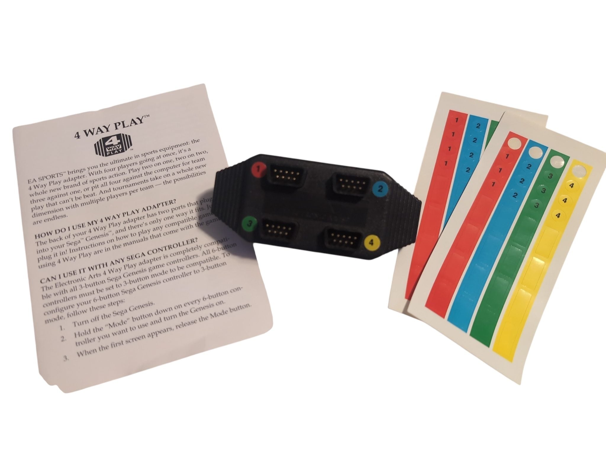 4 Way Play Adapter for SEGA Genesis