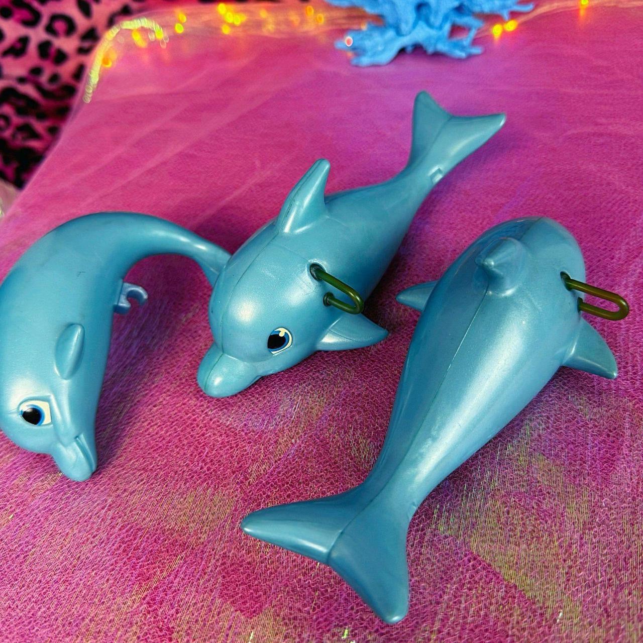 Vintage 90s Dolphin Toy Lot - Mattel Disney Figurines