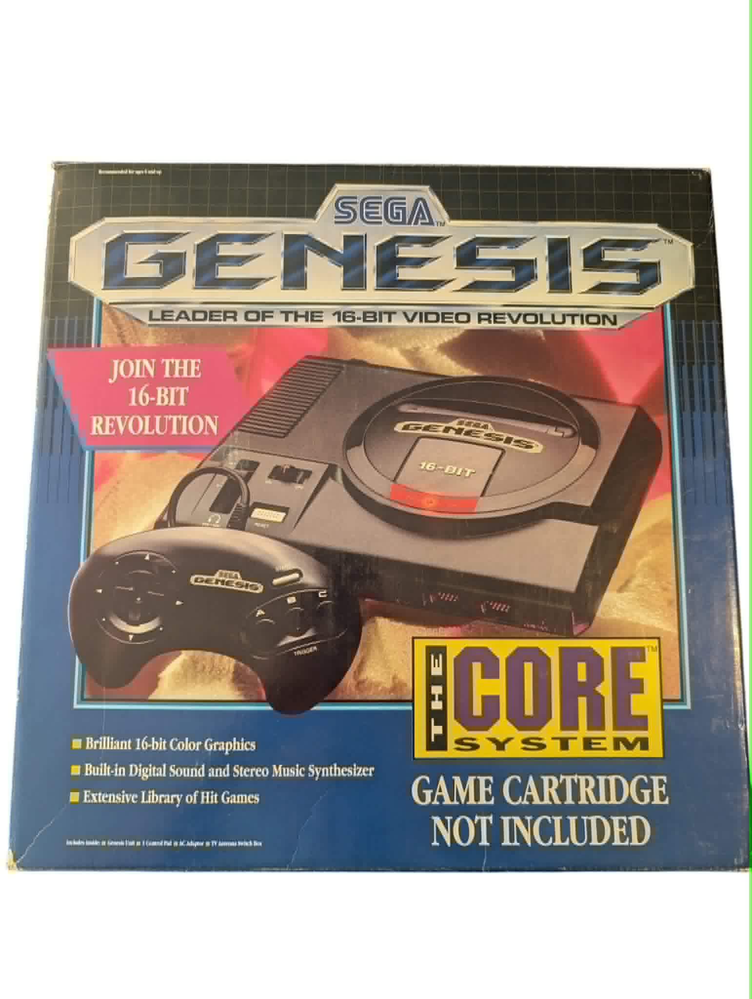 Sega Genesis "Core System" - Complete in Box - Tested/Working - (1992)