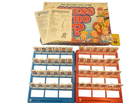 Vintage Guess Who Game by Milton Bradley - Complete & Good Condition - (1998)