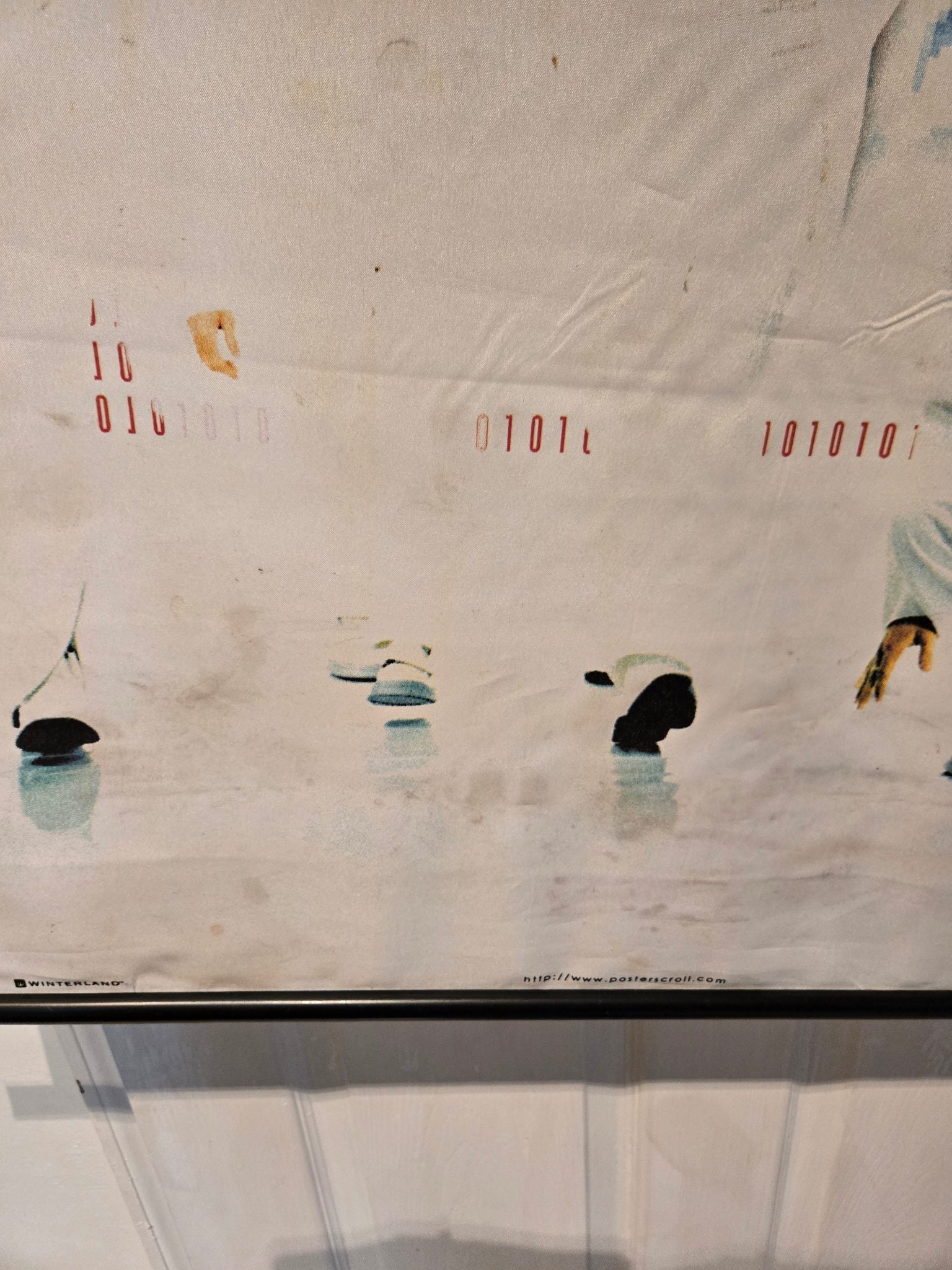 Vintage Y2K Backstreet Boys Millenium Cloth Poster Scroll